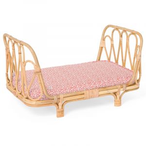 Poppie Toys - Poppie Day Bed - Coral Leaves 
