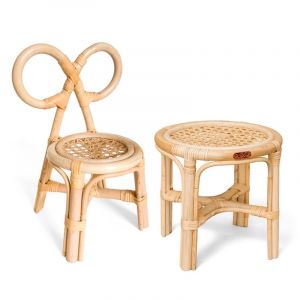 Poppie Toys - Poppie Mini Table and Mini Bow Chair